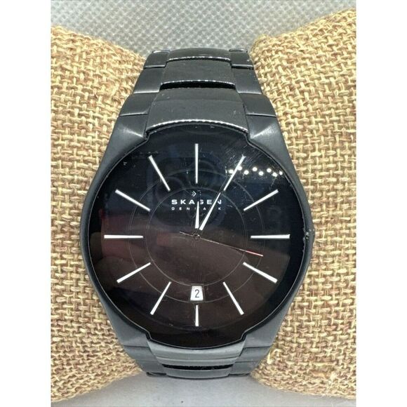 Skagen SKW6031 Women\'s Black Titanium Analog Dial Quartz Wrisr Watch AEA267 main image 6
